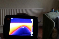 TestoLimited thermal imaging camera really shows how well the power flush is working. The rads were full of sludge.